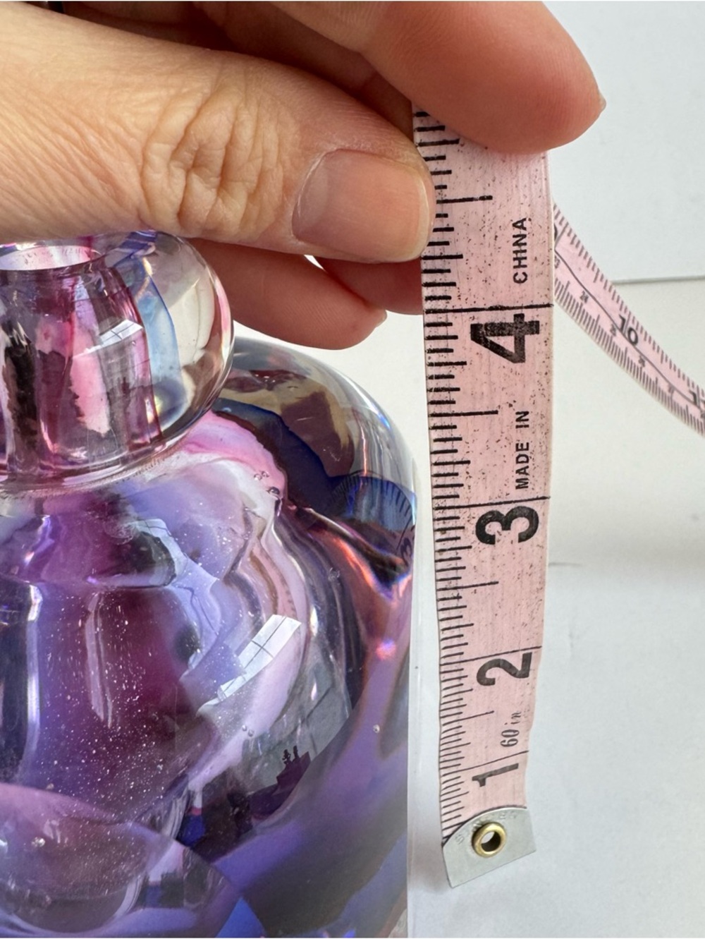 Vintage‎ Summerso Art Glass Bud Vase Purple Pink Blue Murano Style - Picture 10 of 10